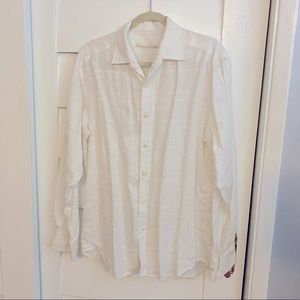 Tommy Bahama long sleeve linen shirt, size M